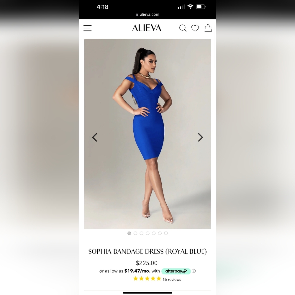 Alieva bandage dress